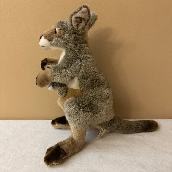 2 SOS Save Our Space Plush Toys / Kangaroo with Joey and Capybara - Picture 5 of 12
